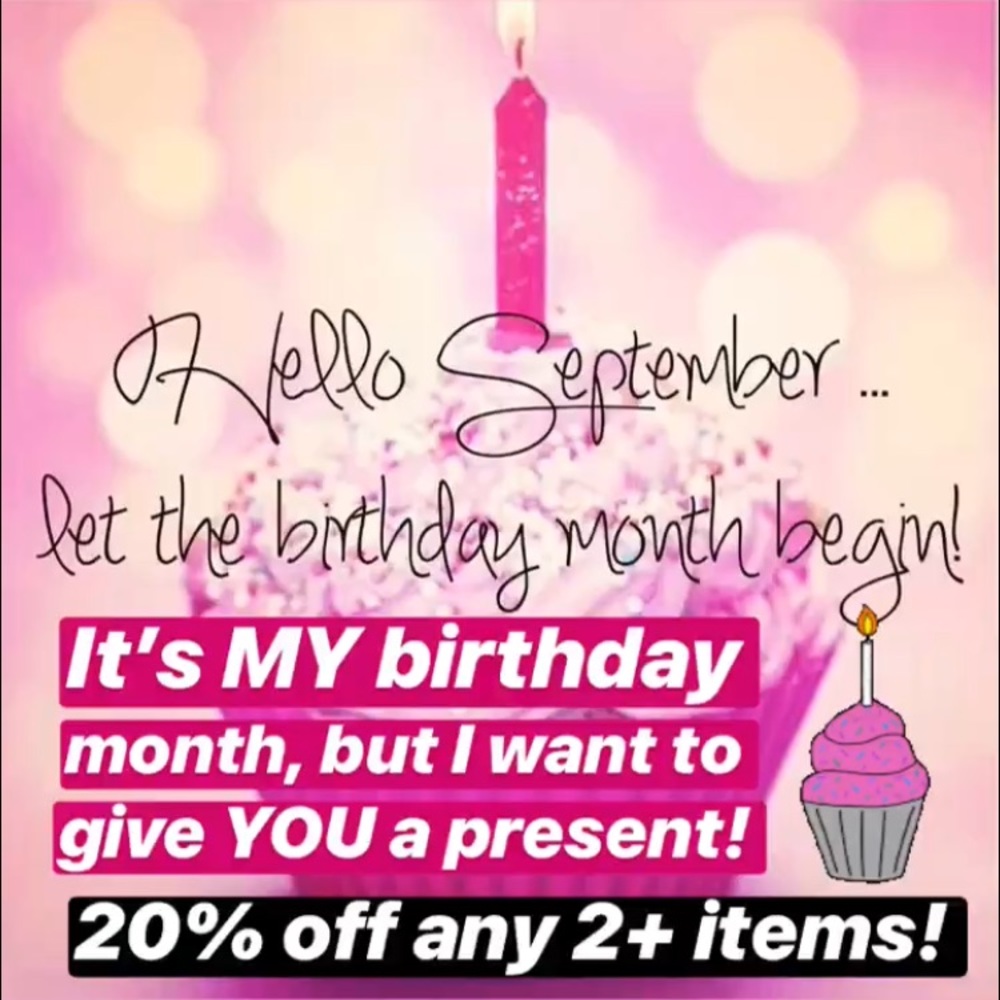 🎂 BIRTHDAY SALE!!! 🎂🛍💃🏼 🎉 LIMITED TIME ONLY!